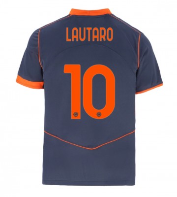 Inter Milan Lautaro Martinez #10 Tredjetrøje 2025-26 Kortærmet